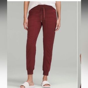 Lululemon Dance Studio Mid-rise Jogger- Red Merlot - Sz 8